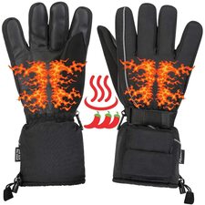 Heated Winter Gloves Hand Warmers - Battery Powered Mens Heated Gloves, Hand Warming Gloves, Cold Weather Gear Electric Hand Warmer Thermal Gloves Keeps Hands Warm Outdoors