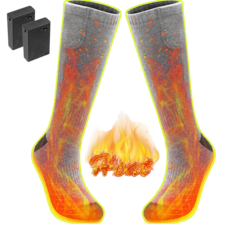 Winter Warm Heated Socks, Cold Weather Thermal Heating Socks for Outdoor Indoor Activities, Camping Hiking Foot Warmer