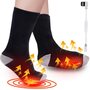Electric Heated Socks with 3 Heating Settings, For Outdoor Hiking Hunting Camping Riding Motorcycle Skiing,