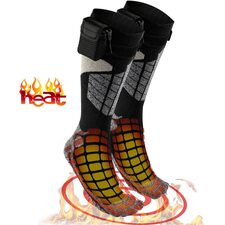 Heated Electric Warm Thermal Socks – Battery Operated Winter Foot Warmers