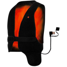 Electric Heated Power Vest - Universal Adjustable Size for Men or Women, Instant Warmth Battery Pack Power Bank Included