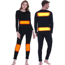 Heated Underwear Electric Warm Shirt Heated Pant Men Women Heated Sport Shirt USB Battery Charge Gift for Senior