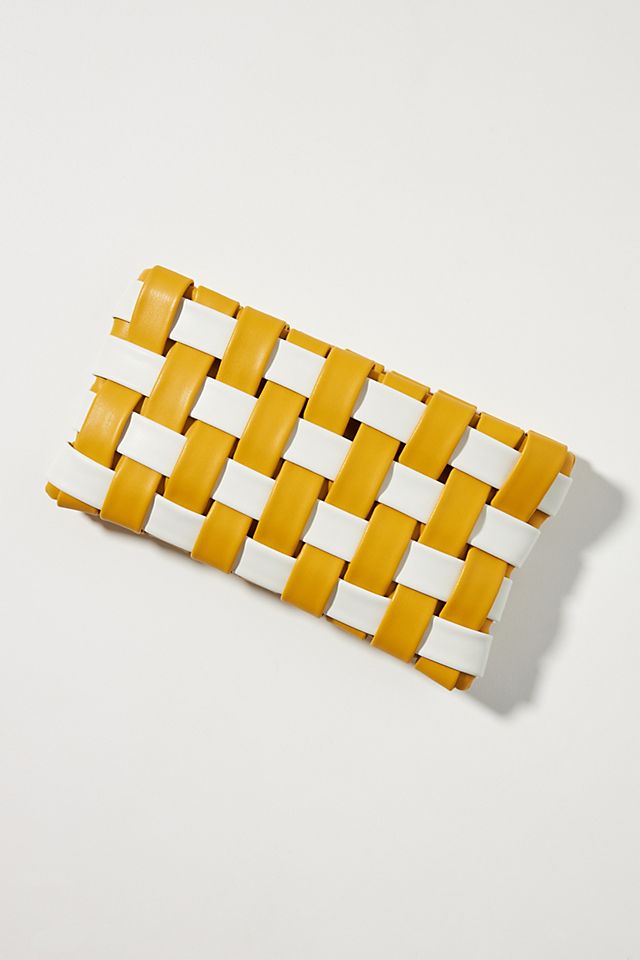 Puffy Woven Clutch