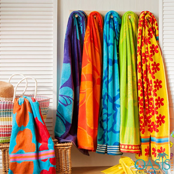Bright Colored Beach Towels...