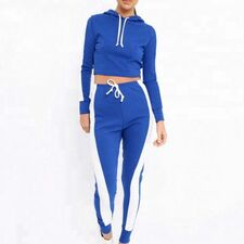 WholesaleÂ Blue and White Relaxing Sports Tracksuits
