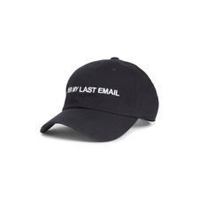 INTENTIONALLY BLANK Per My Last Email Baseball Cap, Main, color, BLACK/ WHITE