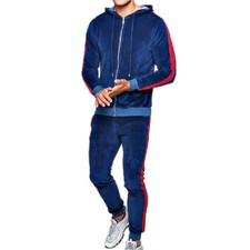 Navy Blue Shaded Men's Tracksuit