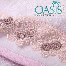 Classic White-Laced Towels Wholesale Manufacturer