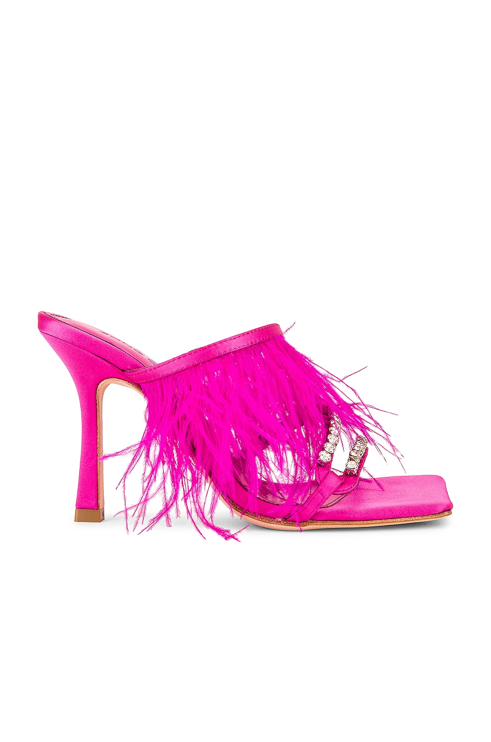 Song of Style Feather Heel in Pink | REVOLVE