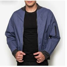 Wholesale Cerulean Blue Varsity Jacket