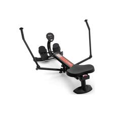 Hydraulic Adjustable Resistance Rowing Machine with LCD Screen for Home 