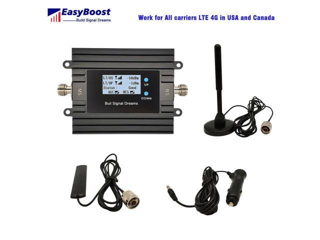 LTE 4G Car Signal Booster for Vehicles 700Mhz for All Carriers included AT&amp;T,Verizon,T-mobile Signal Repeater for truck Band 12,13,17 With Full kit 