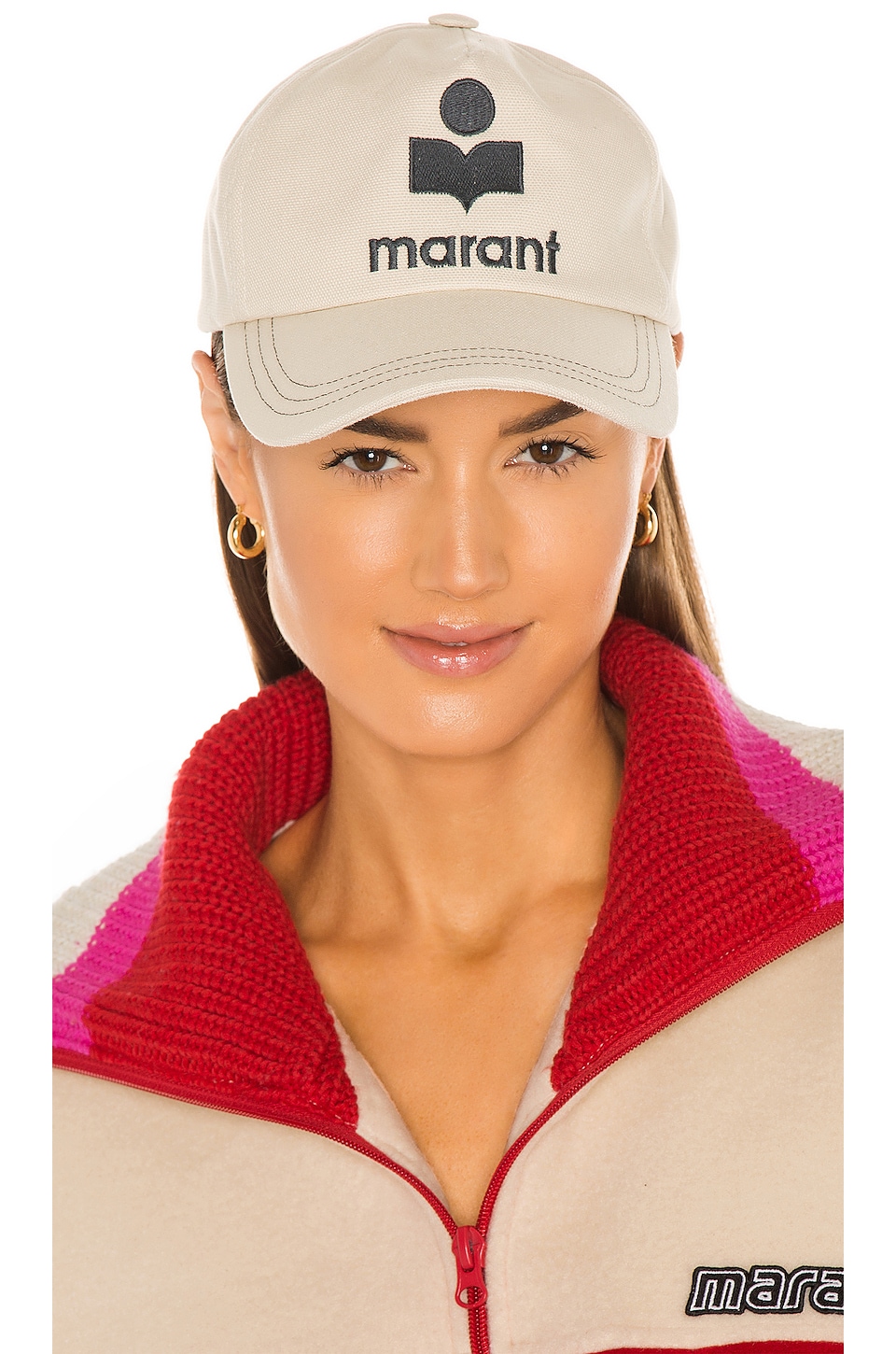 Isabel Marant Tyron Hat in Ecru | REVOLVE