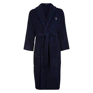 Classy Dark Blue Bathrobe