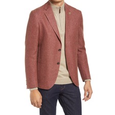 TED BAKER LONDON Tom Trim Fit Solid Blazer, Main, color, RUST