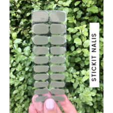 Load image into Gallery viewer, Green Semi Cured Gel Nail Wraps