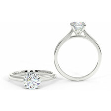 Princess Wed Fit Uniform Solitaire Ring