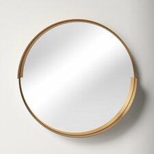 Amery Round Metal Accent Mirror
