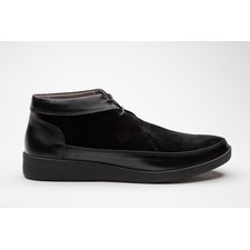 Johnny Famous Bally Style Central Park Men's Black Suede