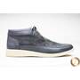 Johnny Famous Bally Style Central Park Men's Gray Suede