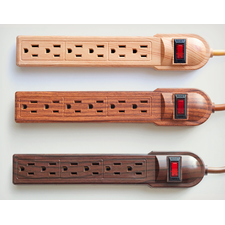 Invisiplug Wood Grain Power Strips | Cool Material