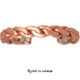 Sergio Lub Copper Magnetic Bracelet Brushed Chain 594