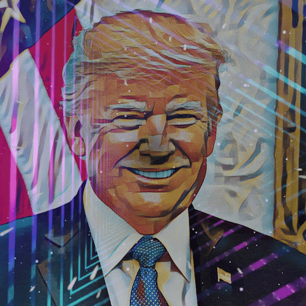HoloArt #8 Donald Trump - Mesmerizer | OpenSea