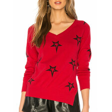 Wholesale Ravishing Red Women’s Sweater Manufacturer