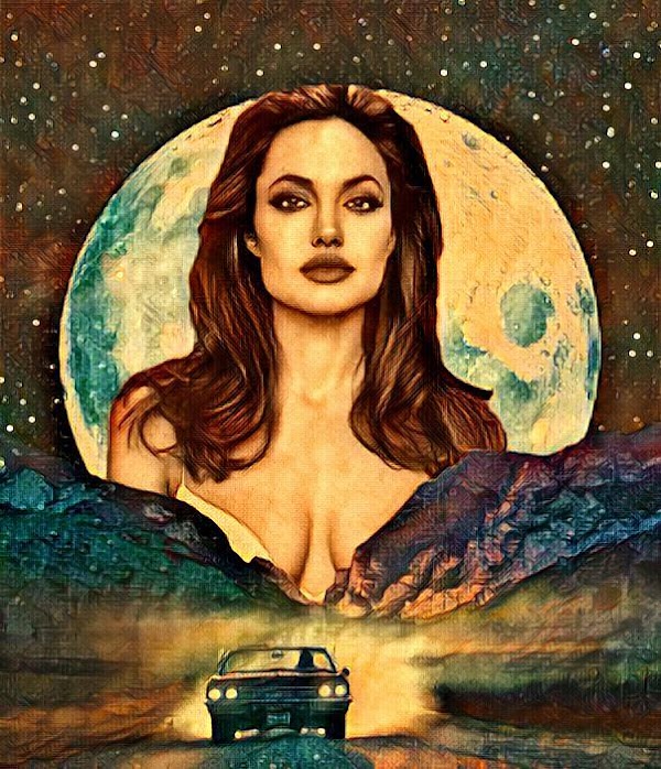 Moon #41 Angelina Jolie - M...