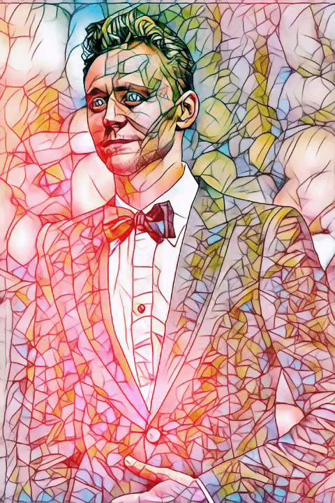 Glass Art #98 Tom Hiddleston - Mesmerizer | OpenSea