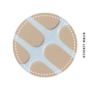 Natural Nude Semi-cured Gel Nail Wraps