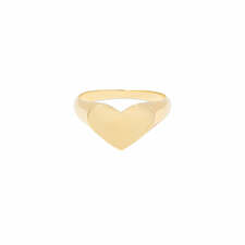 Heart Shaped Signet Ring - Pasha Fine Jewelry