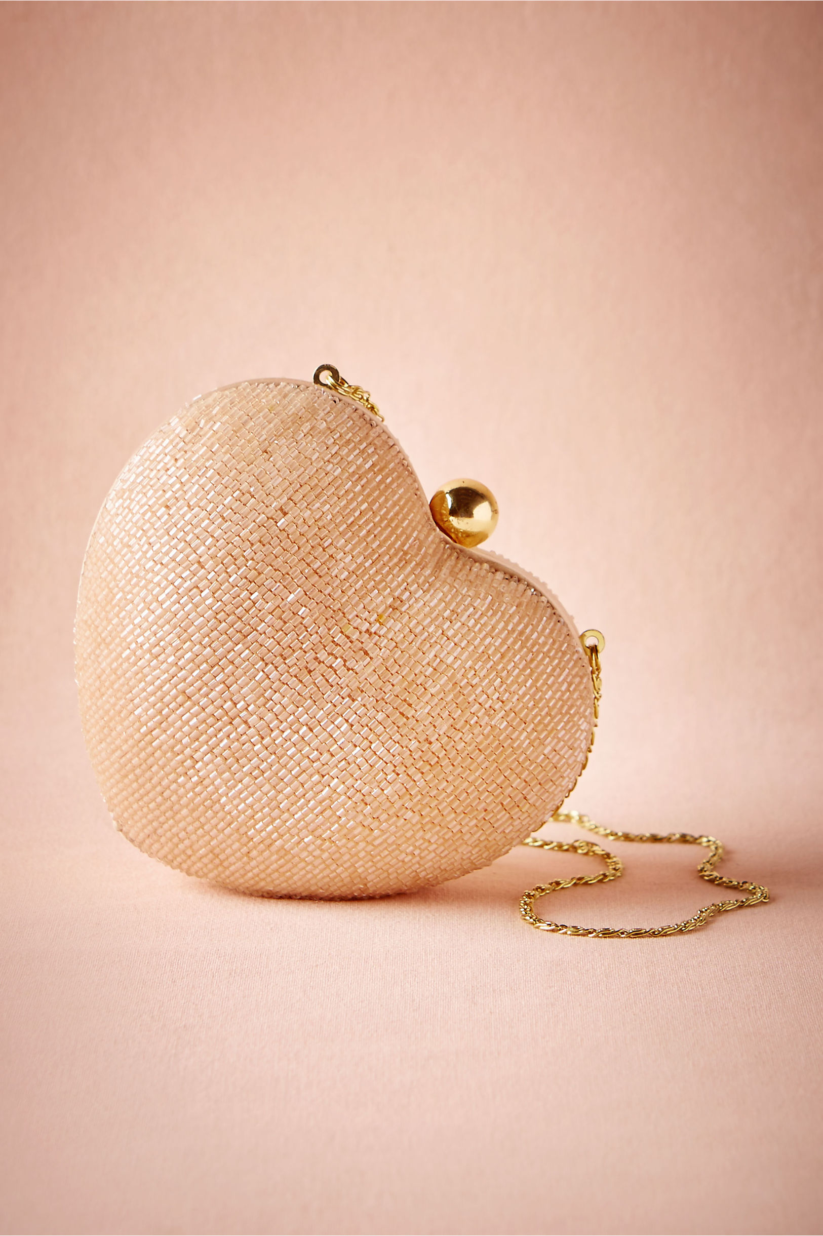 Blush Heart Clutch in Shoes & Accessories Clutches & Gloves at BHLDN