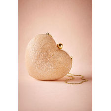 Blush Heart Clutch in Shoes & Accessories Clutches & Gloves at BHLDN