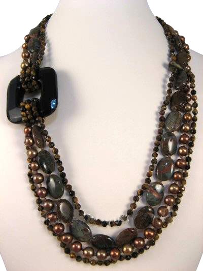 Tiger Eye Jasper Black Onyx...