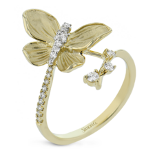 Simon G. Diamond Dragonfly Ring