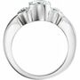 14K White Gold 4.4 mm Diamond Wedding Band