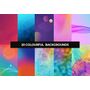 A collage of 10 Colourful Backgrounds