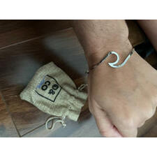 Silver Bohemian Wave Bracelet - Ocean and Company