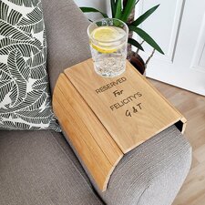 Free Text Wooden Sofa Tray