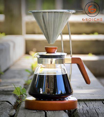 Pour Over Coffee Maker: Frankfurt, 600ml/20.3 fl. oz - Espresso Dolce