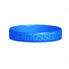 Embossed Wristbands