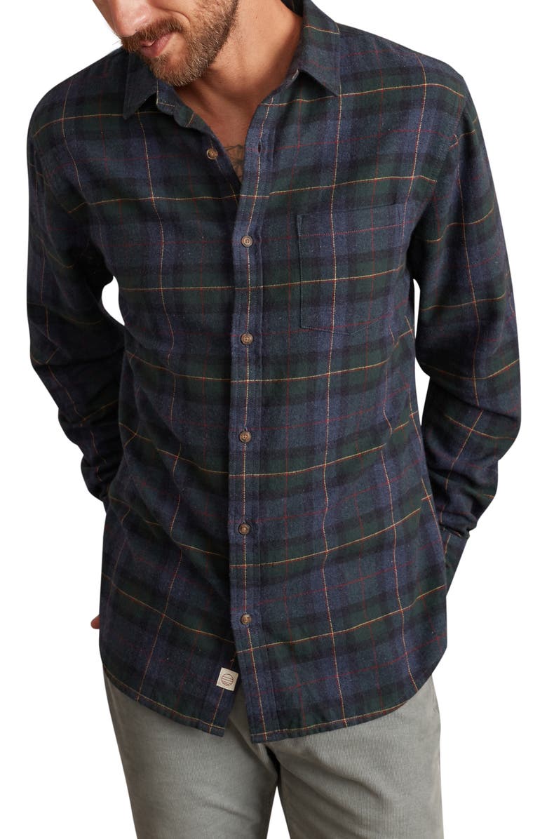  Classic Fit Balboa Long Sleeve Button-Up Shirt, Main, color, NAVY/ GREEN MULTI PLAID