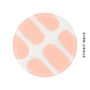 Pink Gin Semi-cured Gel Nail Wraps