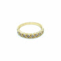 Diamond Ladies Fancy Band Ring in 14K Yellow Gold