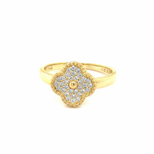 Diamond Ladies Ring in 14K Yellow Gold