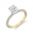 Two Tone Oval Engagement Ri...