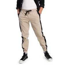 TOPMAN Relaxed Side Stripe Joggers, Main, color, STONE