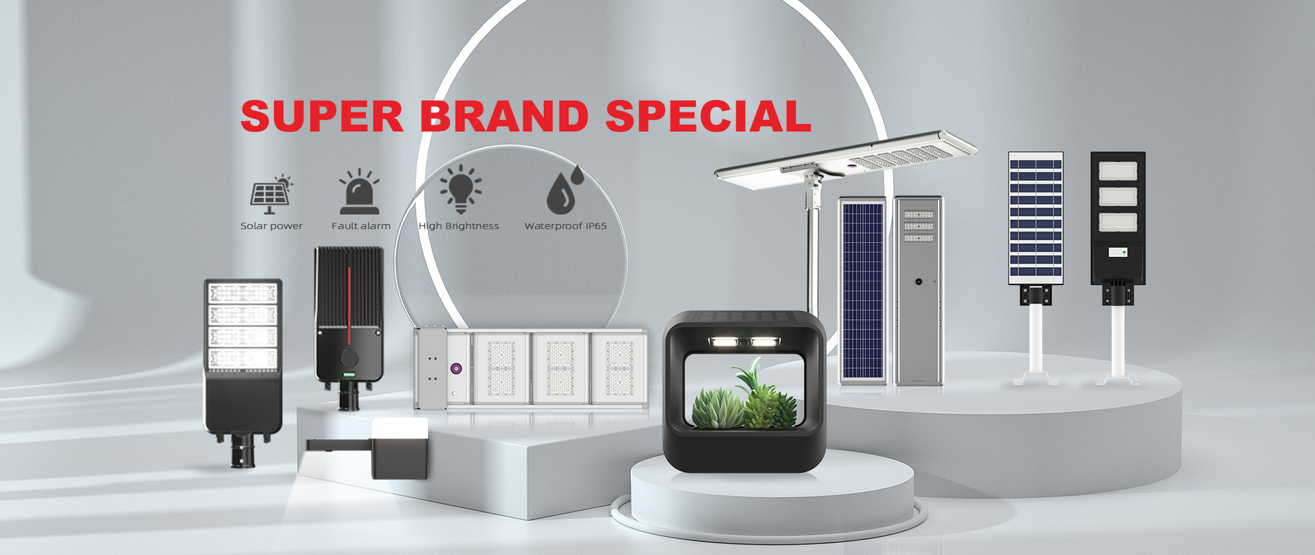 Smart LED Solar Street Ligh...