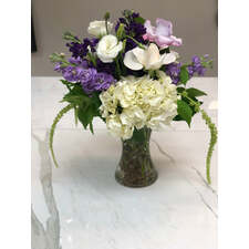 Shades of Purple in a Vase